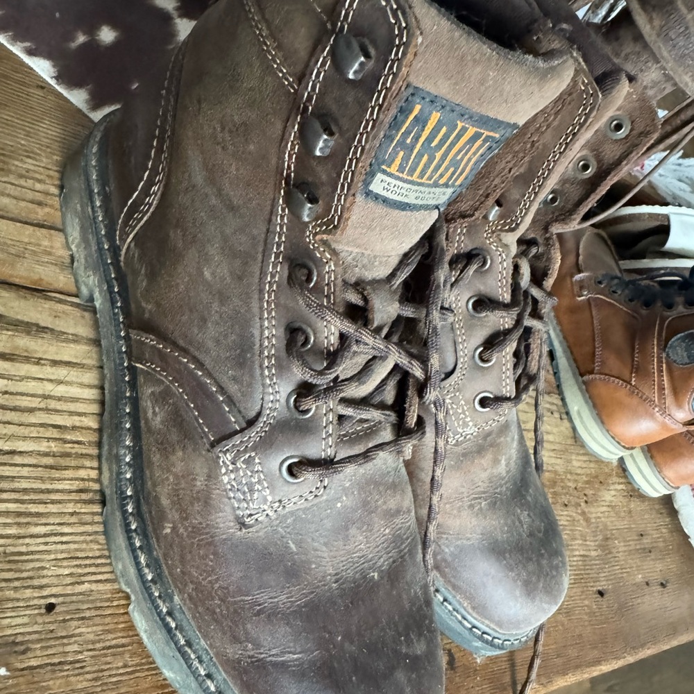 Ariat Men's Brown Leather Work Boots